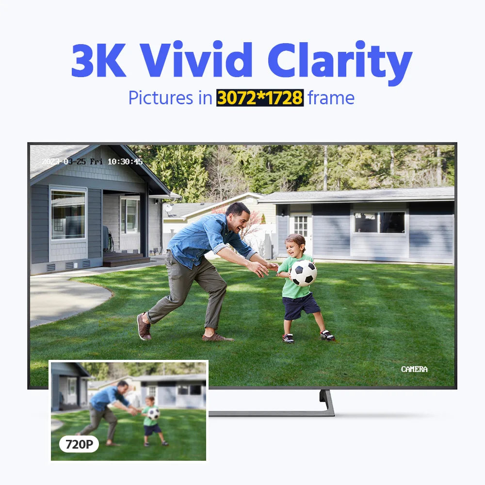 ANNKE 3K IR Network Camera Built-in Mic for Indoor Outdoor Security