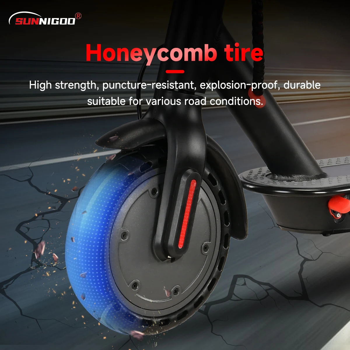 SUNNIGOO N7PRO Electric Scooter Adults Lightweight 19 Miles
