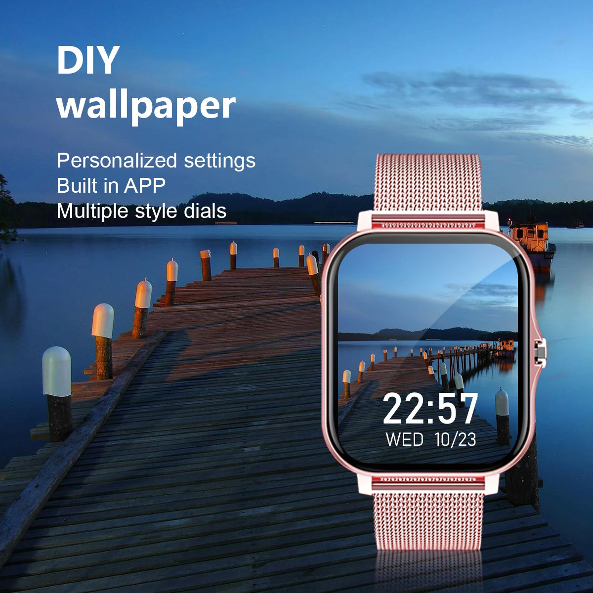 Smart Watch Wireless Calling Dial Sport Mode Fitness Monitoring