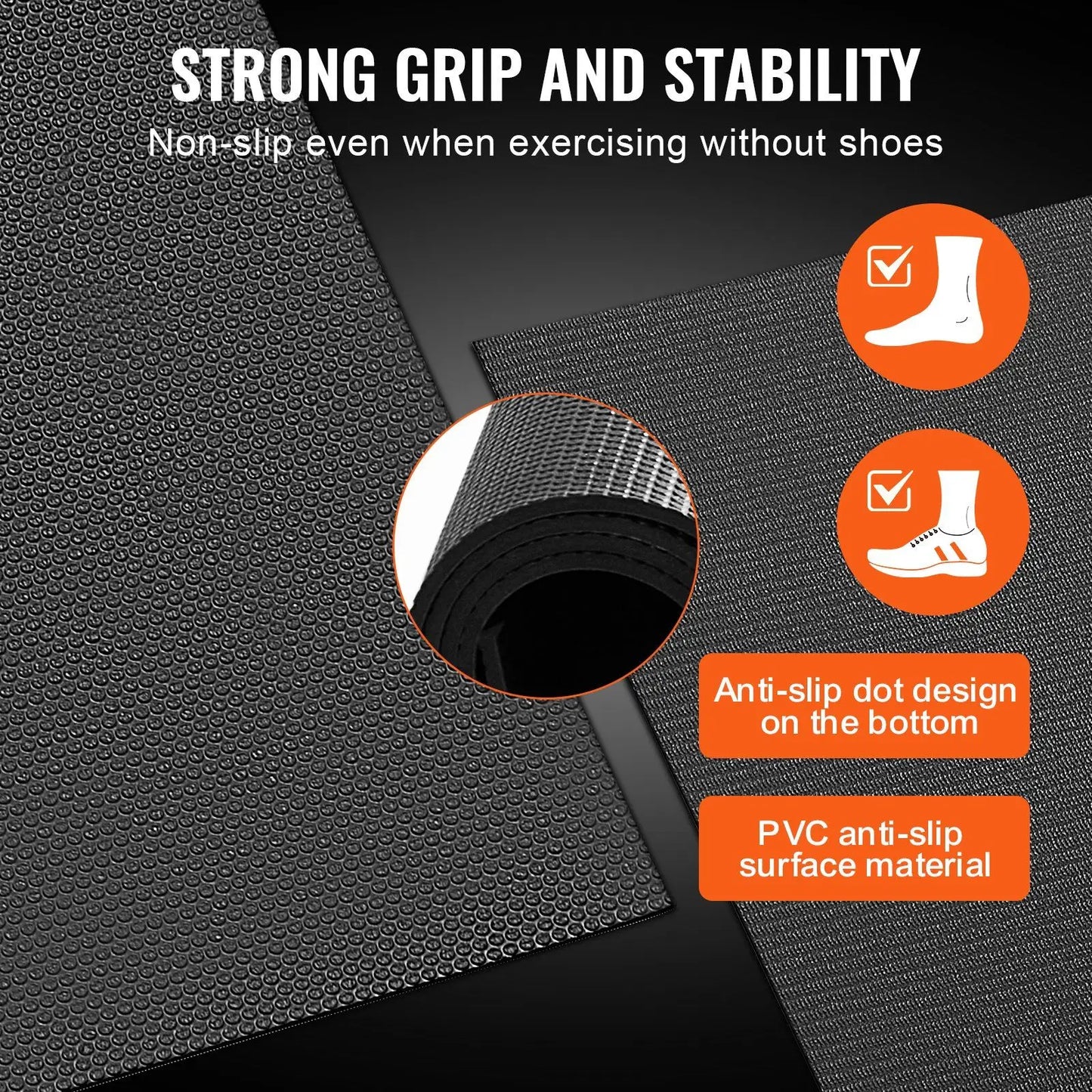 Exercise Mat, Non Slip High Density Premium Yoga Mat