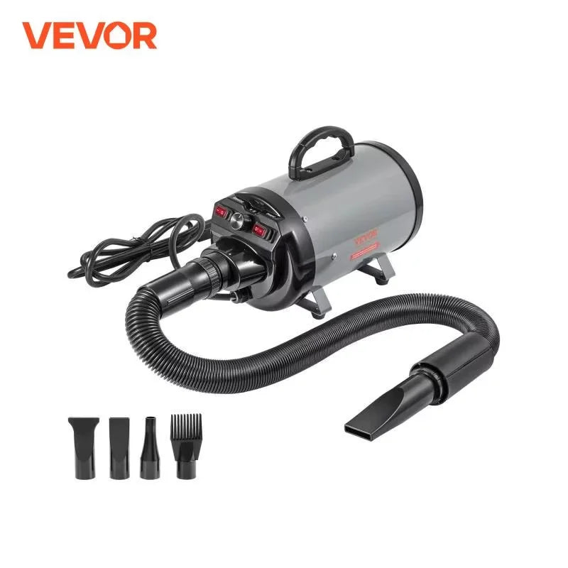 VEVOR 2000W Dog Blow Dryer with Adjustable Speed and Temperature Control