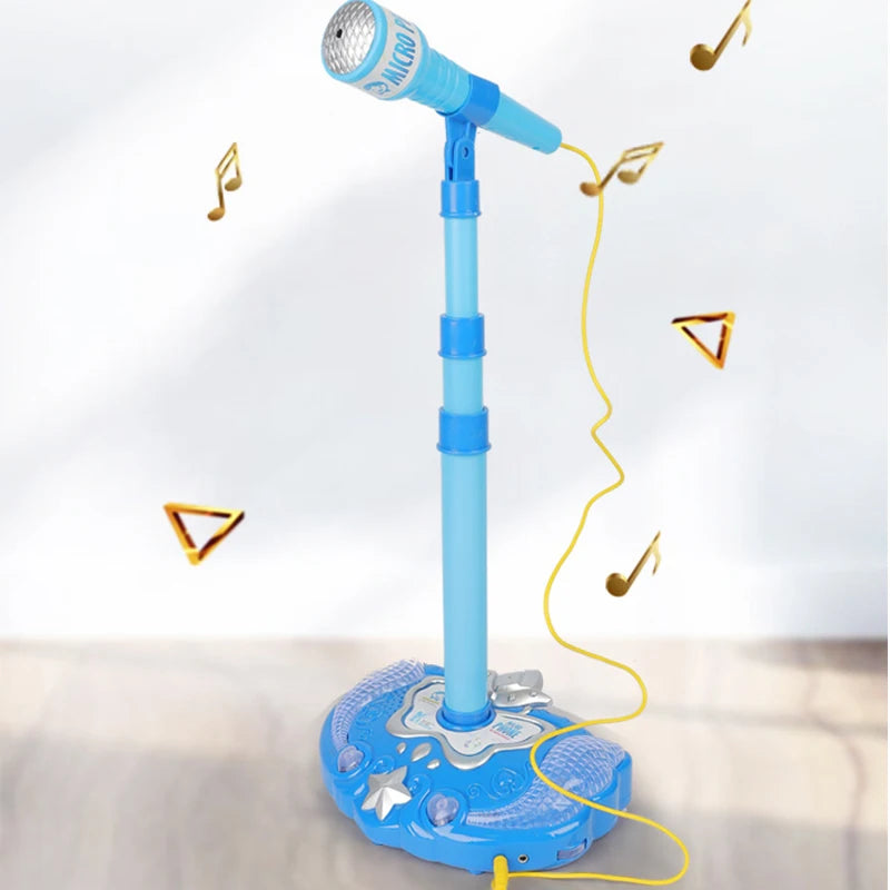 Hot Sale Kids Girls Karaoke Adjustable Stand Microphone Toy