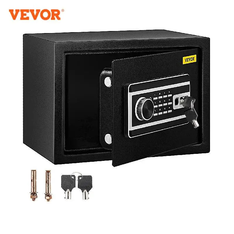 VEVOR Fingerprint Locks Safe Deposit Box 0.8/1.7/2.1 Cubic Feet