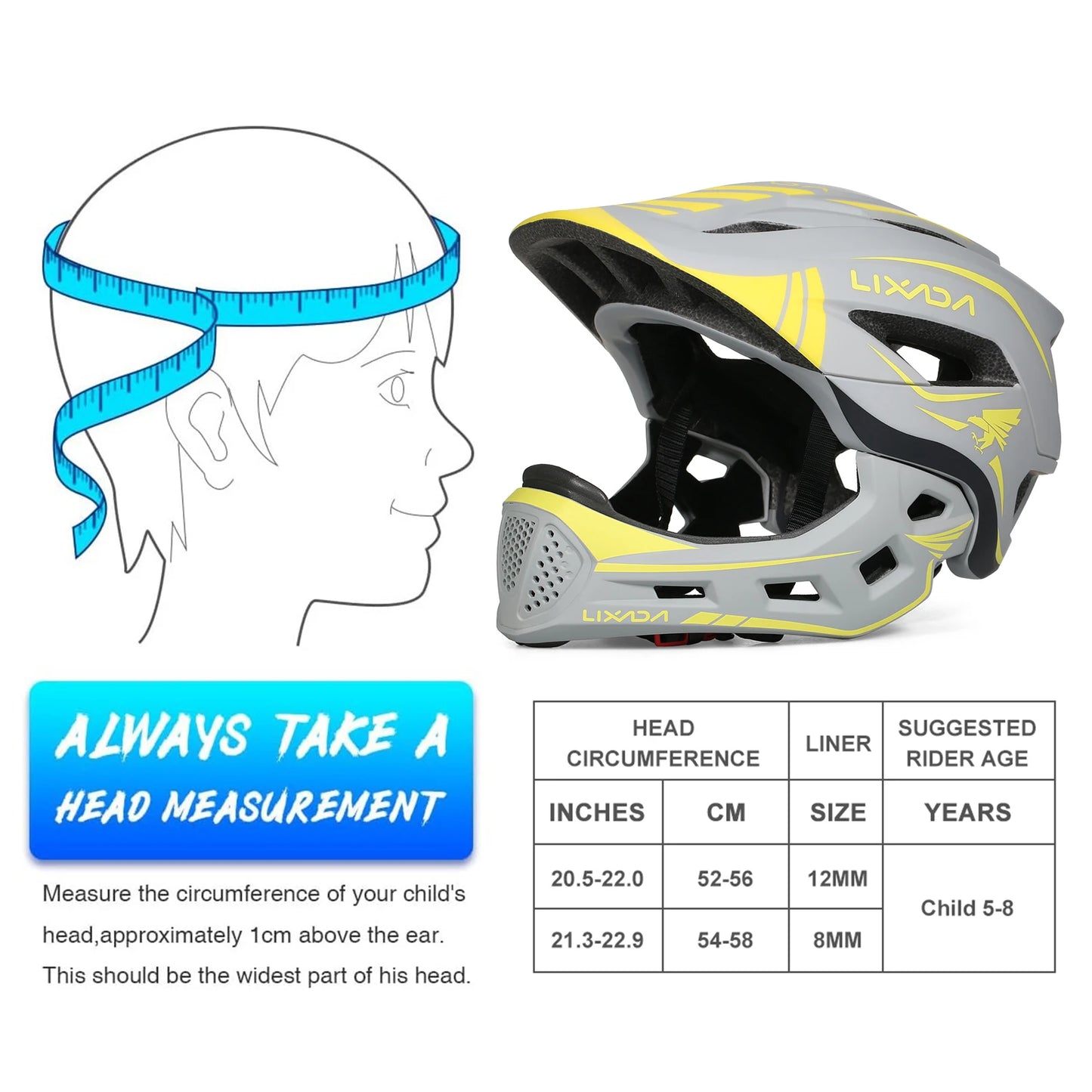 Kids Bicycle Helmet Child Sports Safety Cycling Protection Full Face Helmet Bike Roller Skating Helmet Guard