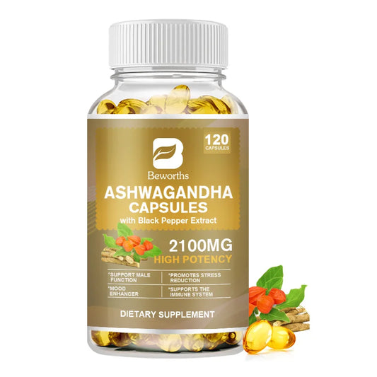Beworths Ashwagandha Root Extract Capsule Help Sleep Quality