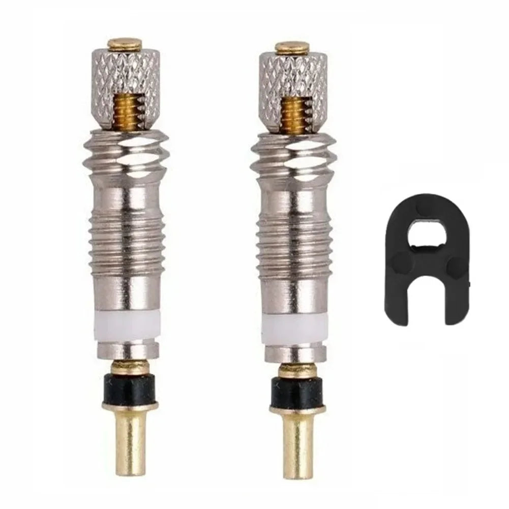 Bicycle Removable Presta Valve Core Bike Replacement Brass Tubeless Core Remover Tool for Tubeless for Road MTB Bike Tubless