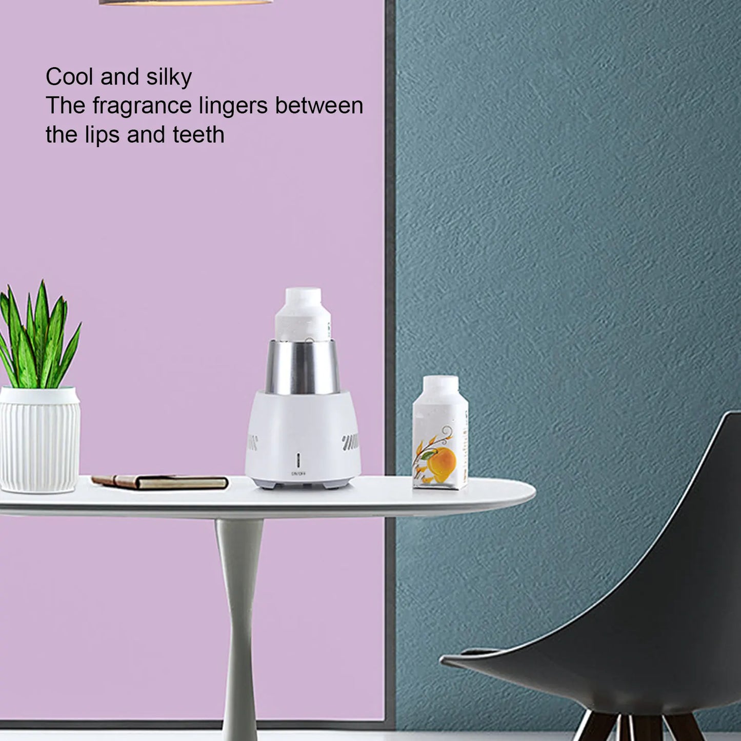 Electronic Cup Cooler Portable Cooling Cup 350ml Electric Drink Cooler for Home Work White