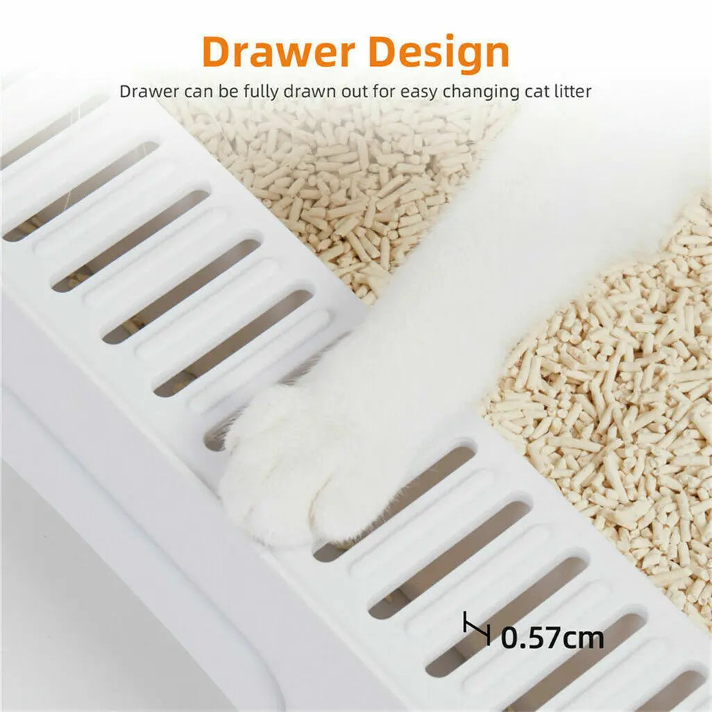 Cat Litter Box with Scoop and Tray Sifting Enclosed Pet Supplies