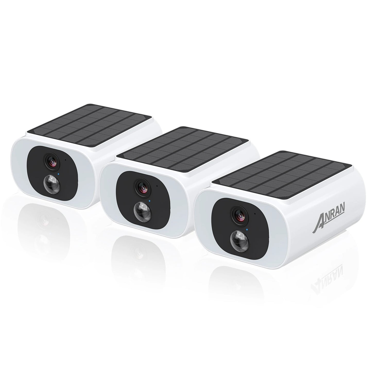 ANRAN 2/3/4 PCS Outdoor Wireless WIFI Camera 3MP Solar Night Vision