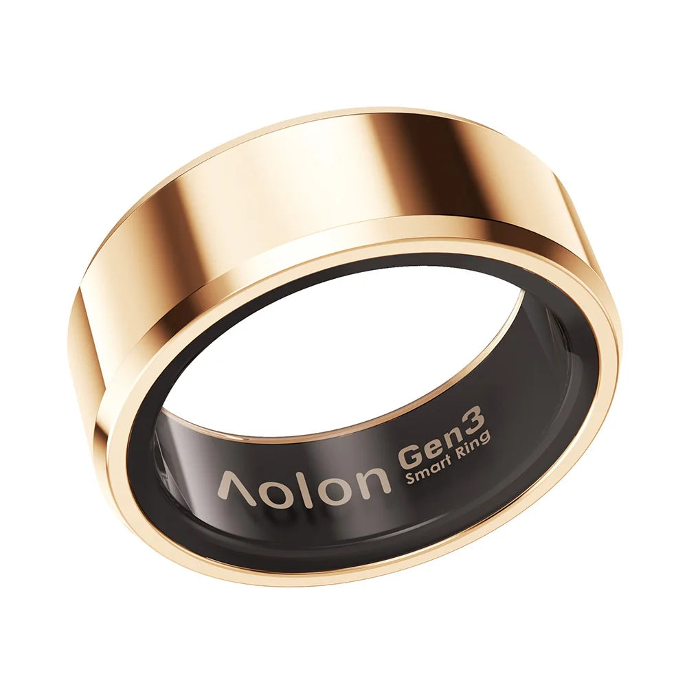 Aolon Gen3 Smart Ring Men Women Titanium Steel IP68 Waterproof