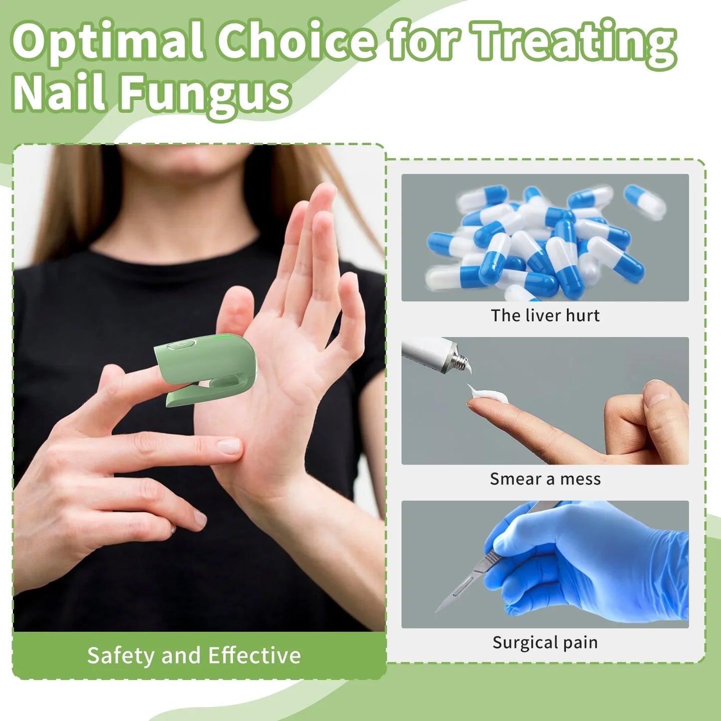 Nail Fungus Cleaning Device Portable Fungus Remover Machine