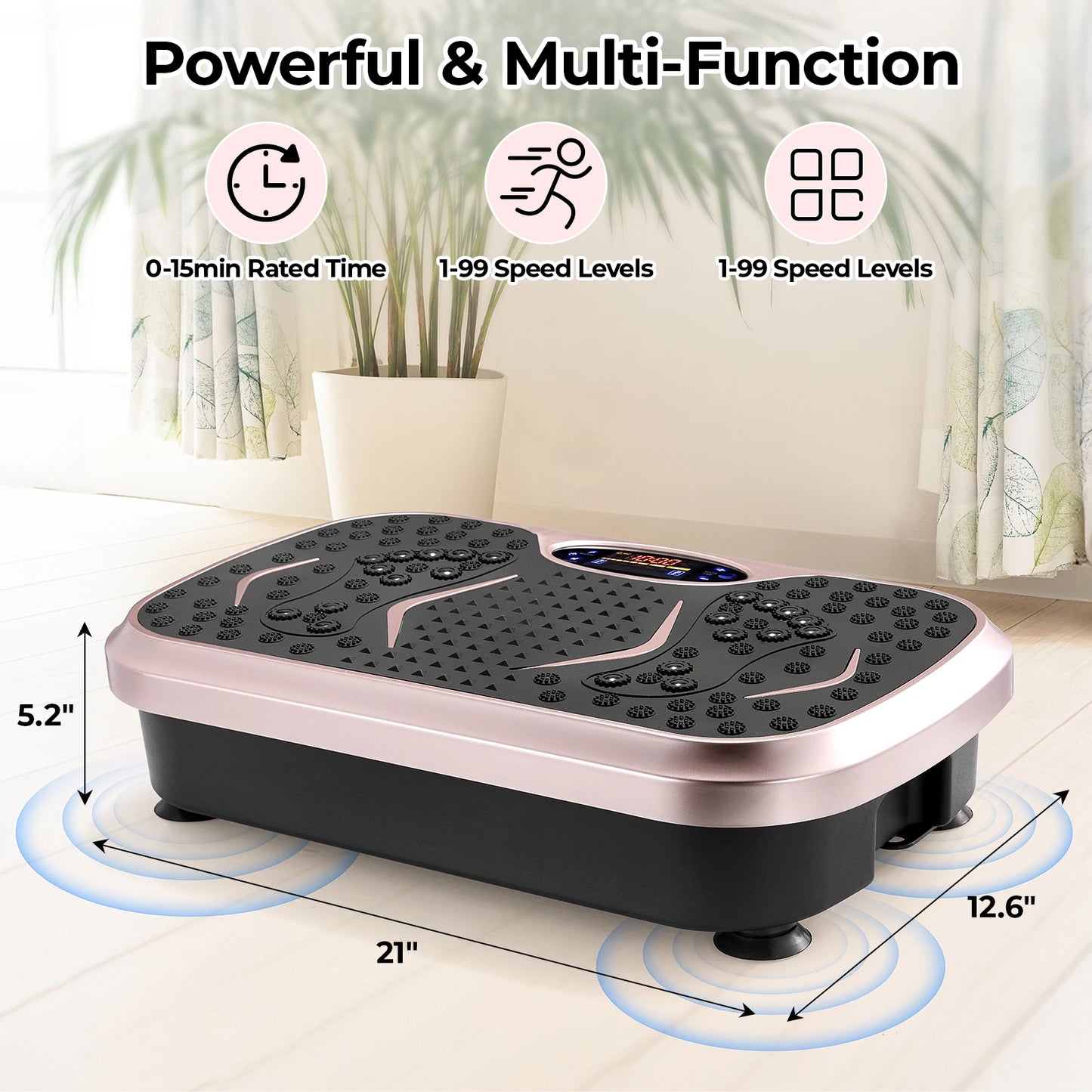 Vibration Plate Exercise Machine for Whole Body Workout
