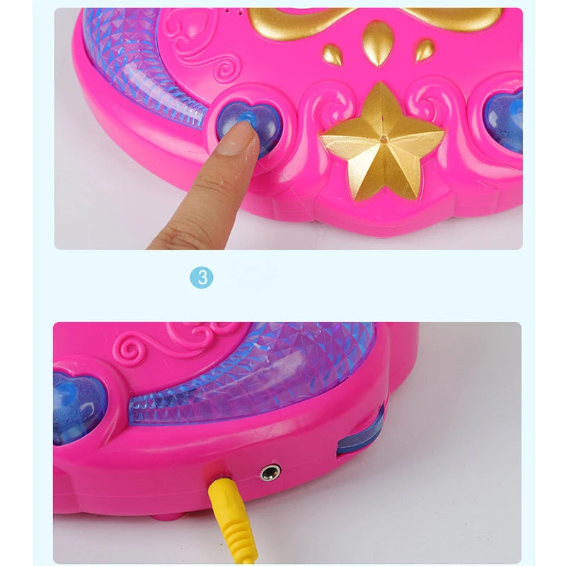 Hot Sale Kids Girls Karaoke Adjustable Stand Microphone Toy