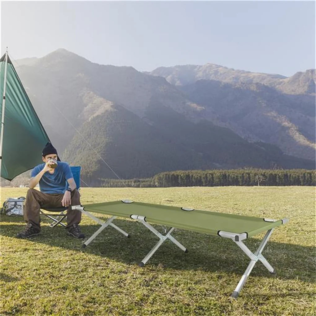 Camping Cot Portable Folding Bed Ultralight Aluminum Alloy