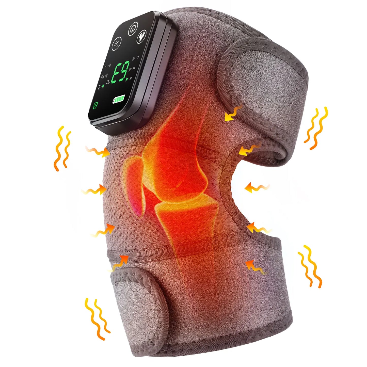 Knee Heating Massager Joint Physiotherapy Hot Compress Vibration