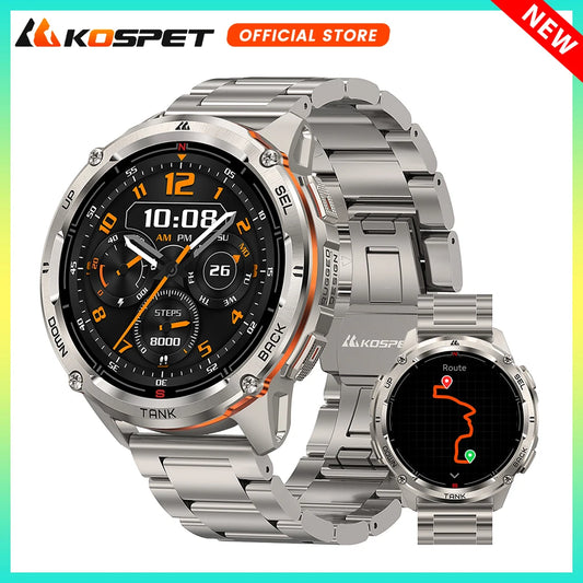 KOSPET TANK T3 Ultra 2 GPS Smart Watch Men Bluetooth Call
