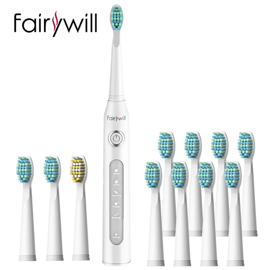 Fairywill Electric Sonic Toothbrush FW-507 USB Charge Waterproof