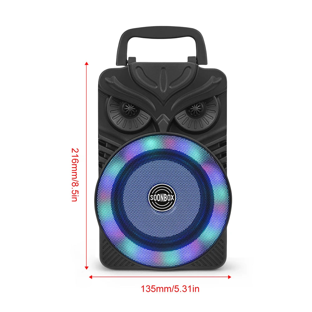 HiFi Bluetooth-Compatible Speaker Portable Wireless Subwoofer