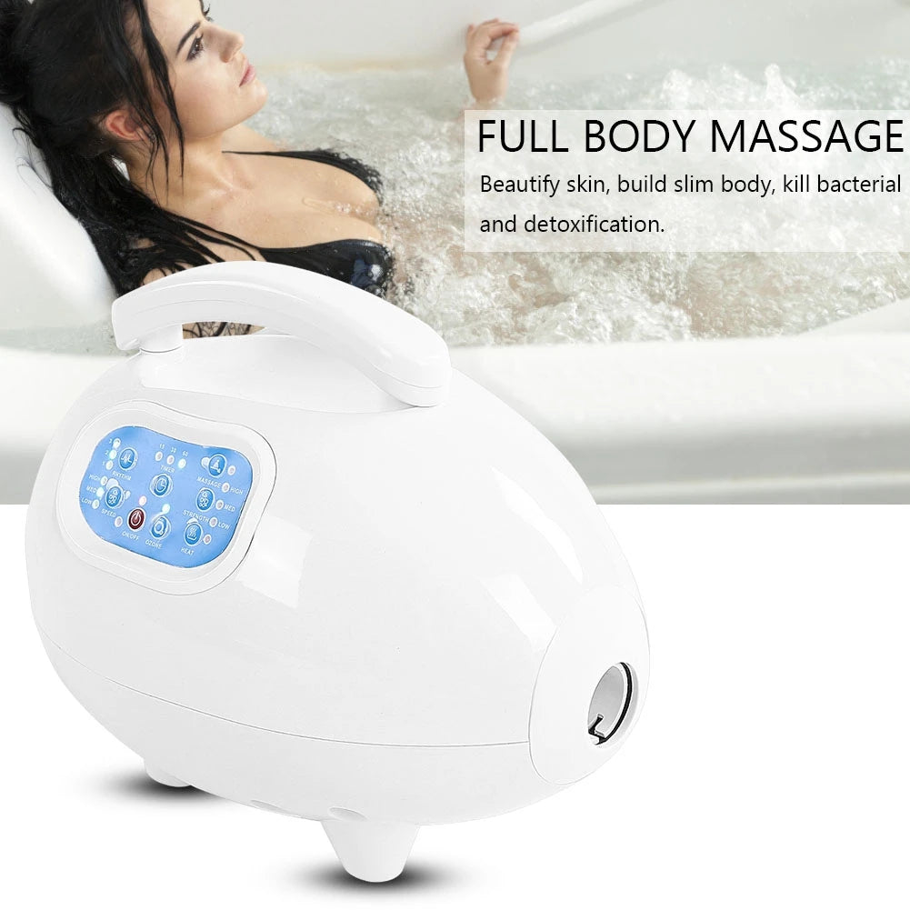 Bath Tub Mat Massager Bubble Spa Air Bubble Bath Tub Digital LED Display Body Spa Massage Mat with Air Hose