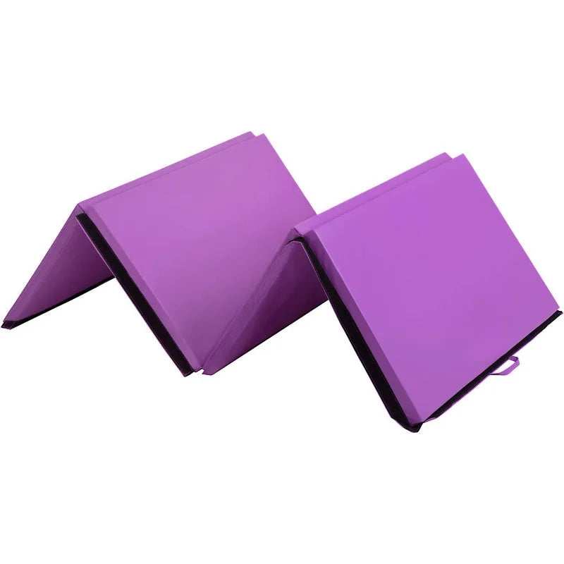 Tumbling Mats Gymnastics Foldable Yoga Mat With Carrying Handles