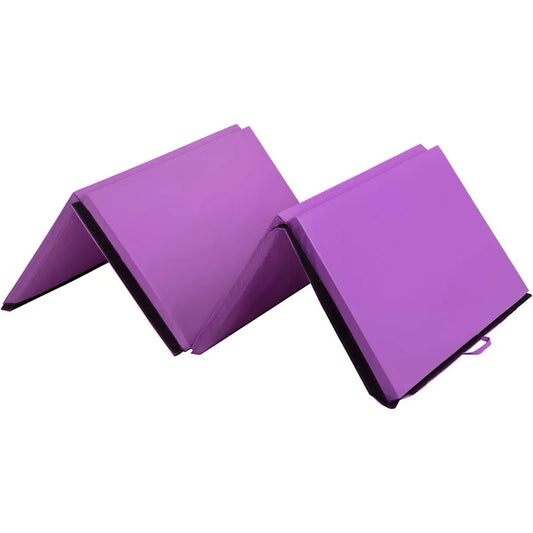 Tumbling Mats Gymnastics Foldable Yoga Mat With Carrying Handles