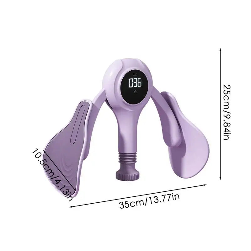 Inner Thigh Training Adjustable Pelvic Floor Toner Inner Thigh Trimmer With Counter Home Gym Workout Equipment For Thighs Arms