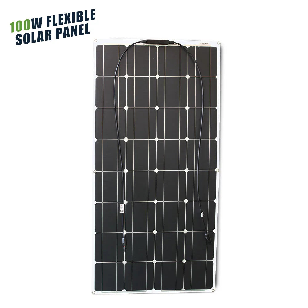 12V Flexible Solar Panel Bendable Waterproof Monocrystalline
