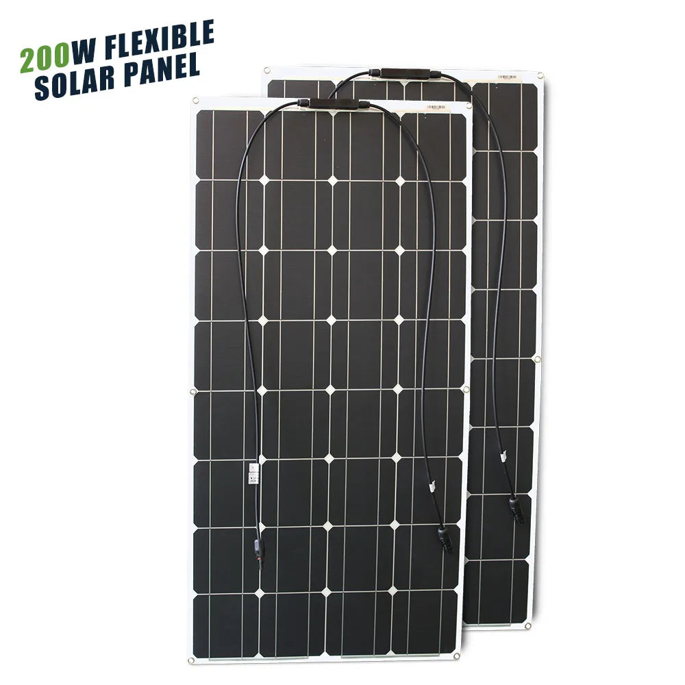 12V Flexible Solar Panel Bendable Waterproof Monocrystalline