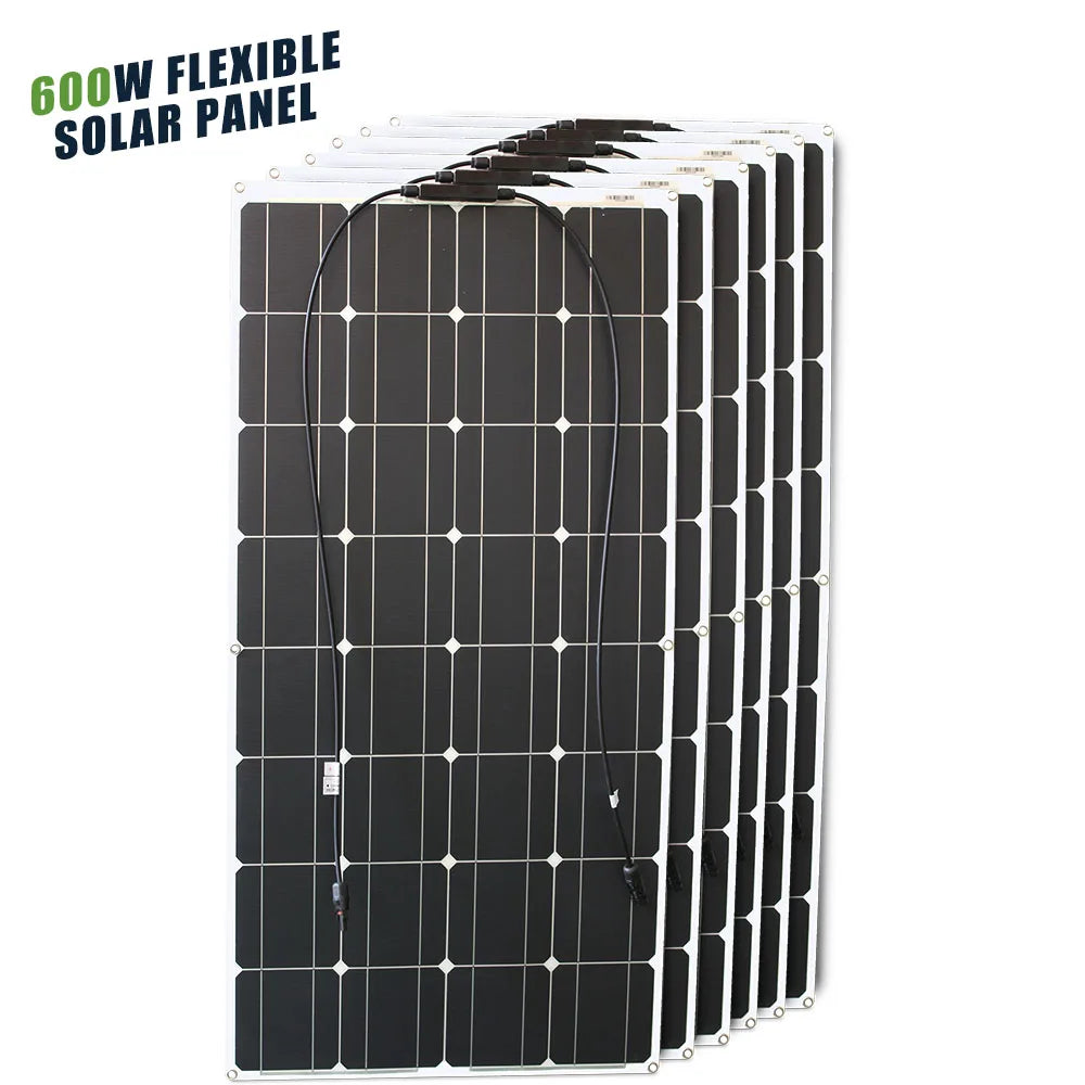 12V Flexible Solar Panel Bendable Waterproof Monocrystalline