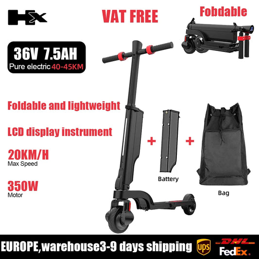HX X6 Electric Scooter Adult 350W 25KM/H Foldable E Scooter