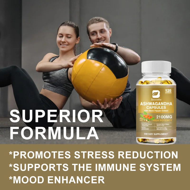 Beworths Ashwagandha Root Extract Capsule Help Sleep Quality