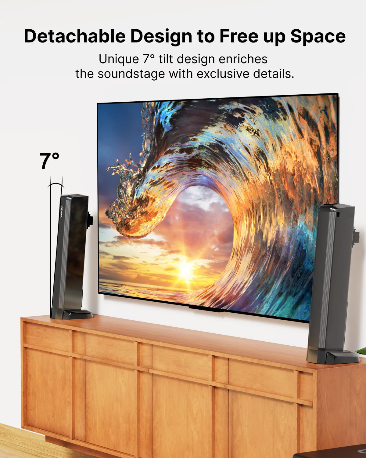 ULTIMEA 280W 4.1 Sound Bar with Dolby Atmos and Subwoofer