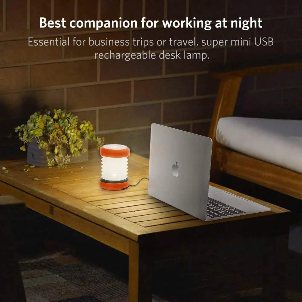 2/4PCS Camping Light Solar Rechargeable Foldable Lantern