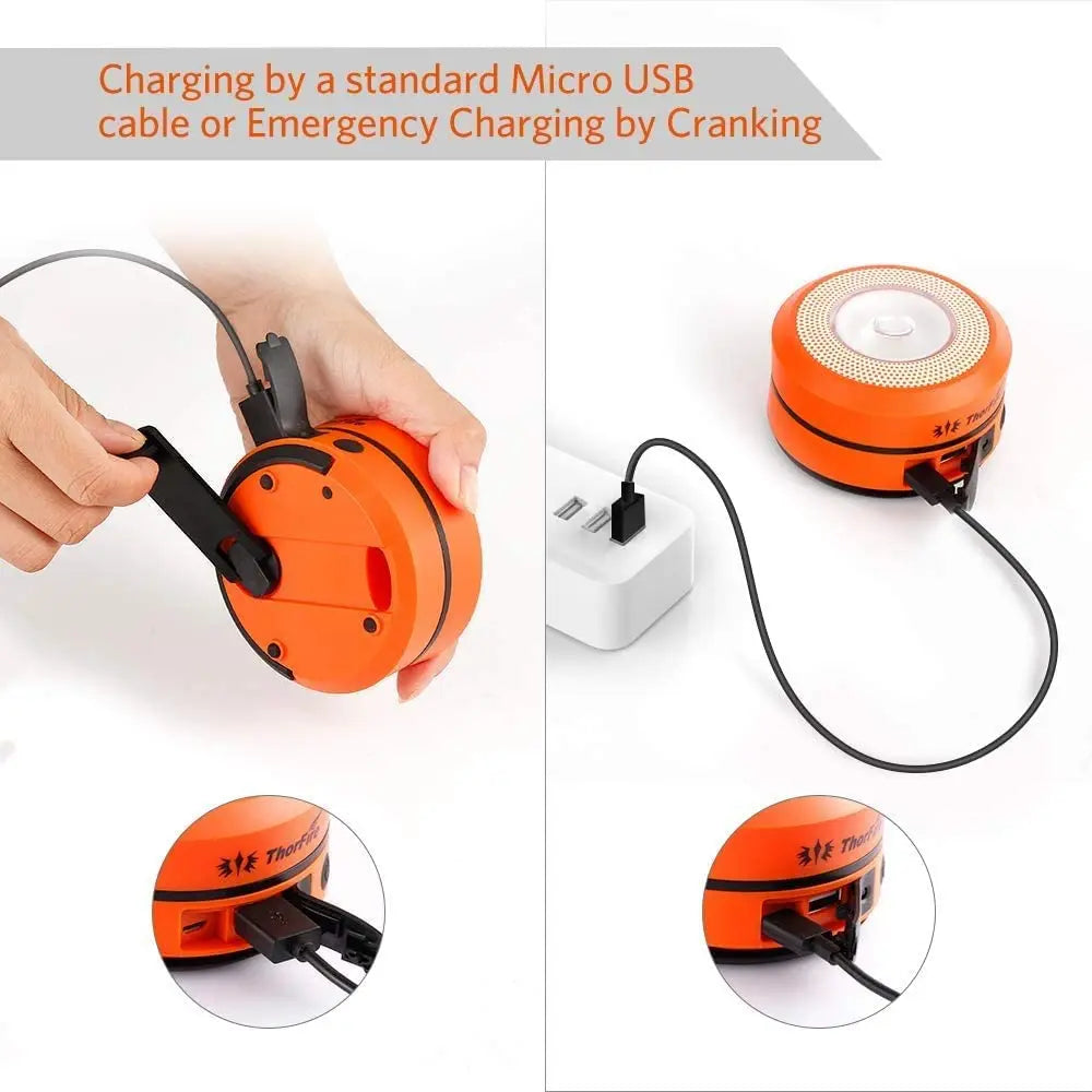 2/4PCS Camping Light Solar Rechargeable Foldable Lantern