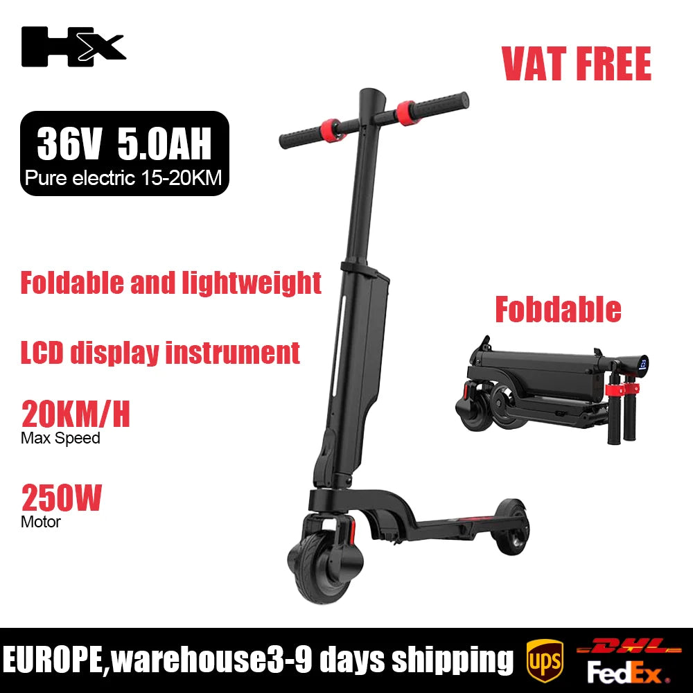 HX X6 Electric Scooter Adult 350W 25KM/H Foldable E Scooter