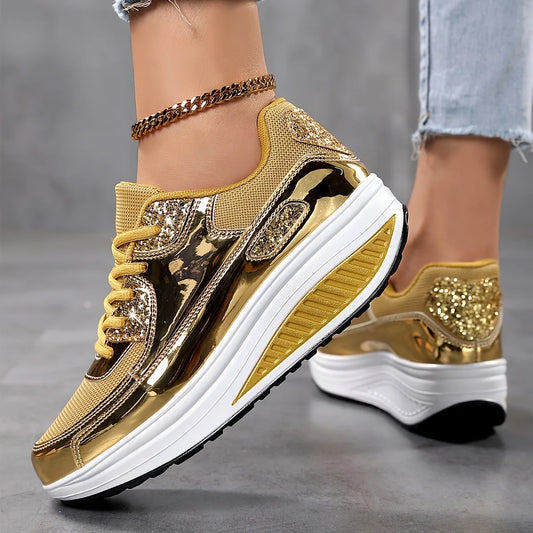 Womens Sports Shoes Outdoor Elastic Jogging Walking Lightweight Casual Running Shoes