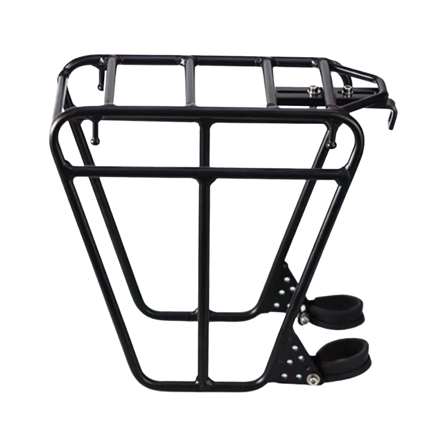 Bike Front Cargo Rack Steel Bicycle Front Fork Luggage Bracket Adjustable MTB Bike Side Mount Bag Stand For Cycling Accessories