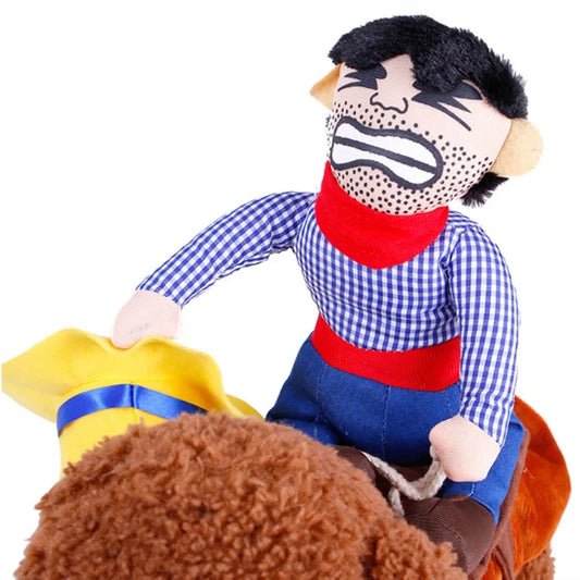 Halloween Dog Clothes Cowboy Knight Funny Change Into Suit