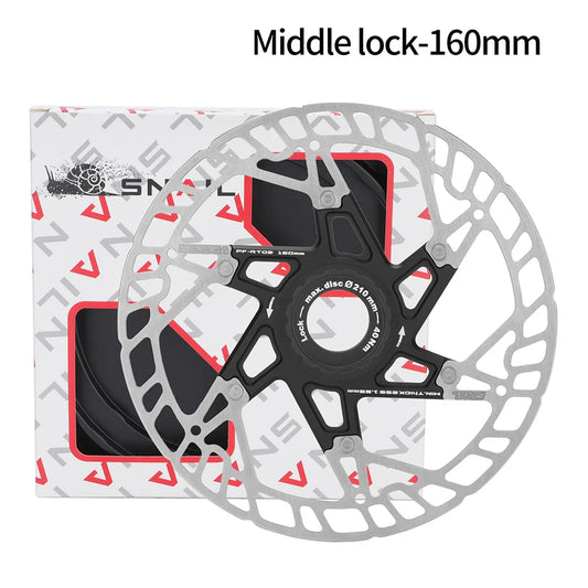 Bicycle Center Lock Disc Rotor Bike Brake Rotor Strong Heat Dissipation Floating Rotor 160mm MTB Road Accessories