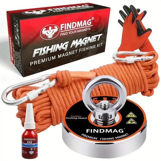 Neodymium Fishing Magnets Kit for River Magnet Fishing