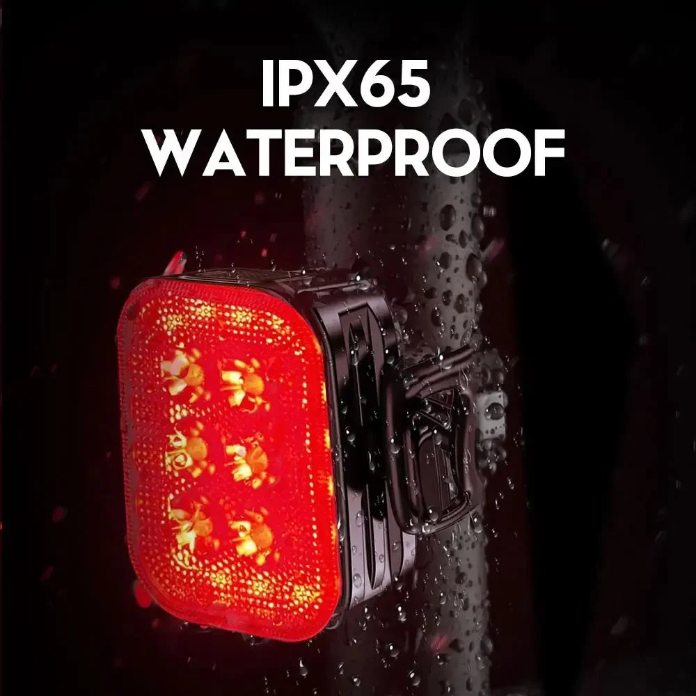 CYCLAMI 500 Lumens Bicycle Headlight Tail Light MTB Road Bike Bright Flashlight Waterproof LED 12H Type-C