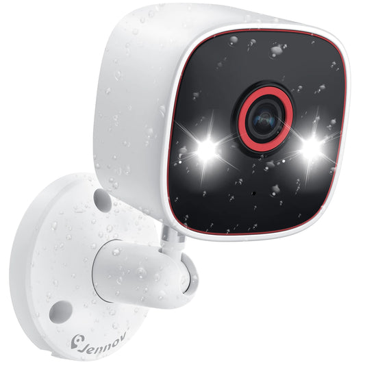 Jennov Outdoor/Indoor Security Cameras 5Ghz/2.4Ghz 2K HD Wireless WiFi Pet Monitor Camera for Home Security IP66