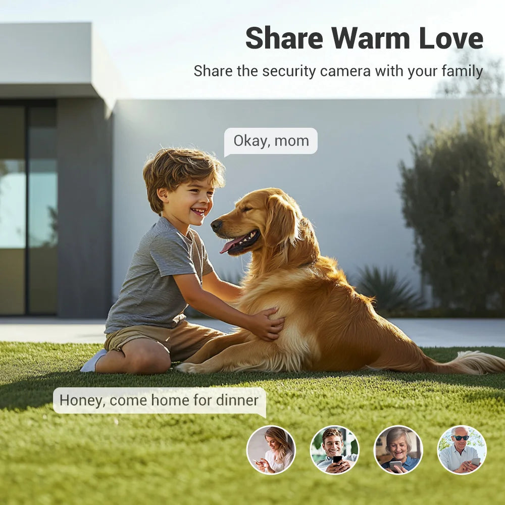 2PC Ease Life APP Wireless 1080P HD WiFi Security Camera