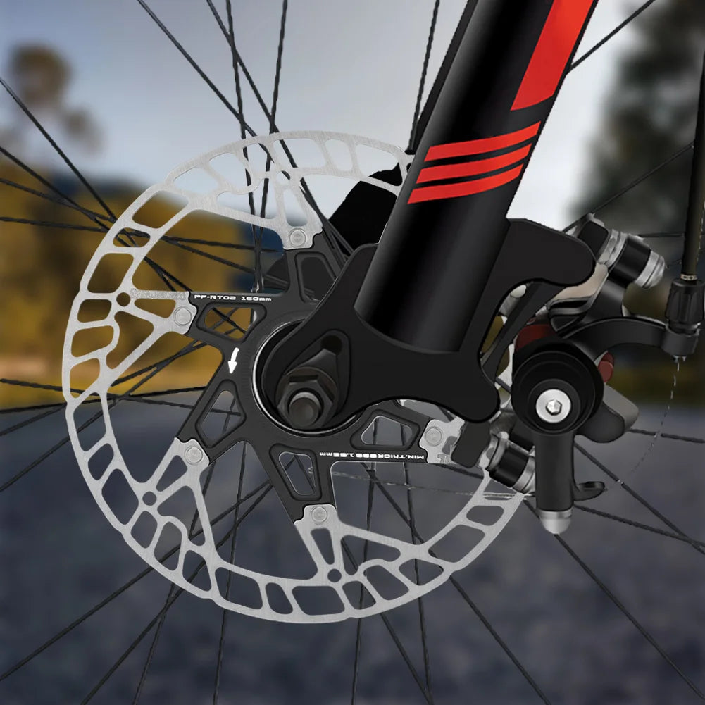 Bicycle Center Lock Disc Rotor Bike Brake Rotor Strong Heat Dissipation Floating Rotor 160mm MTB Road Accessories