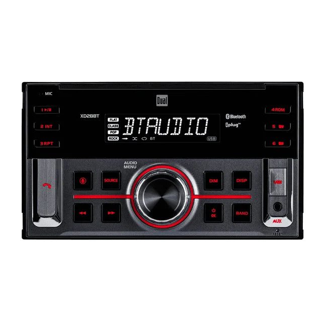 Electronics XD28BT Car Stereo Head Unit Double DIN New