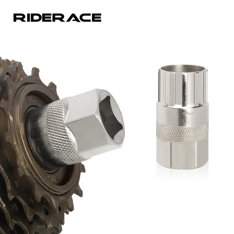 Bicycle Freewheel Sprocket Removal Repair Tool For 6/7/8/9/10/11S Mountain Road Bike Rear Hub Cog Overhaul Extractor